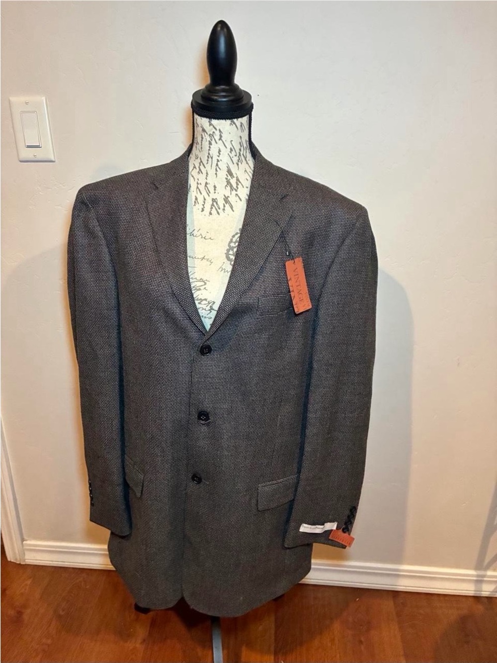 NWT Perry Ellis Gray Men's Sport Coat - Subtle Texture